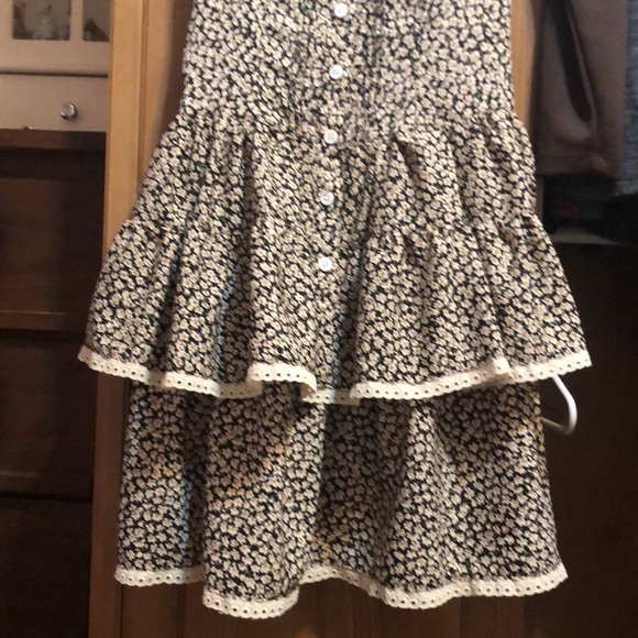 "Wings" vintage dress w/flowers and hourglass silhouette you just can’t capture! - Picture 10 of 11